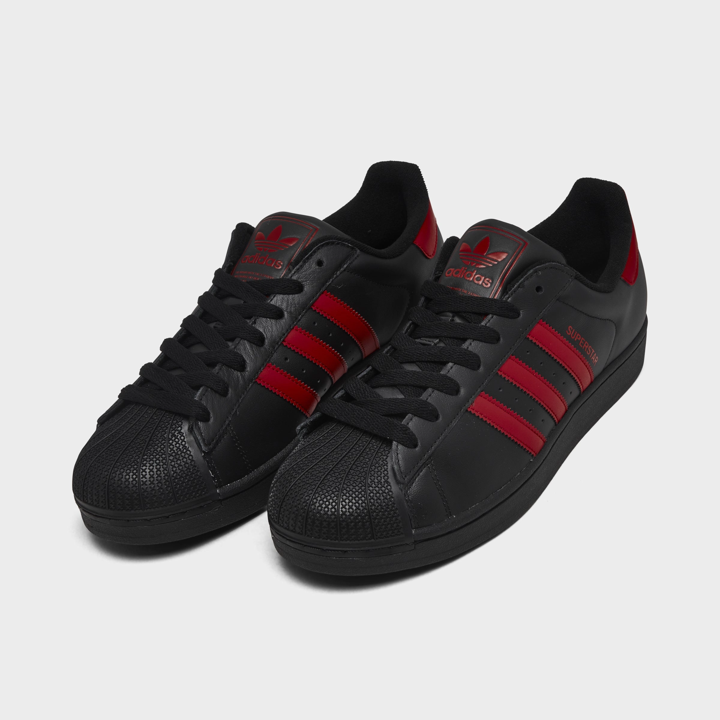 adidas Superstar II Black / Red Arch Stabilizer System Soft Sole