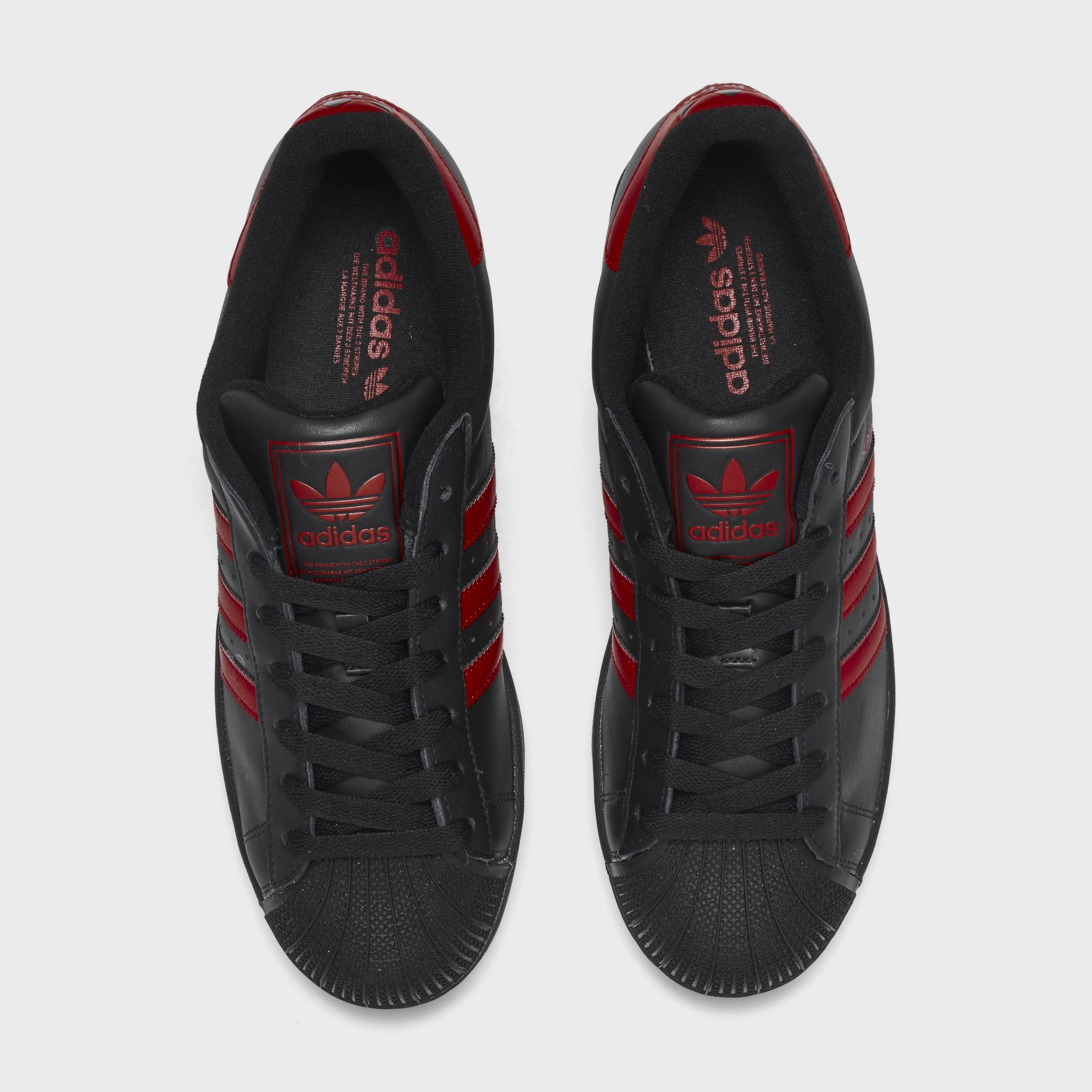 adidas Superstar II Black / Red work commute