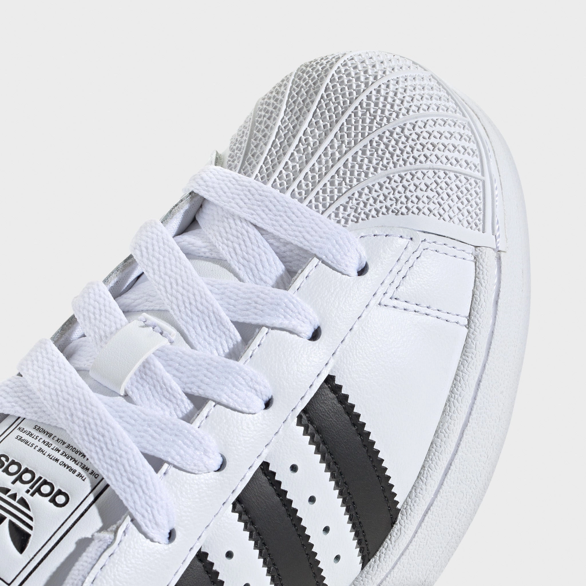 adidas Juniors' Superstar II Footwear White / Core Black clean look