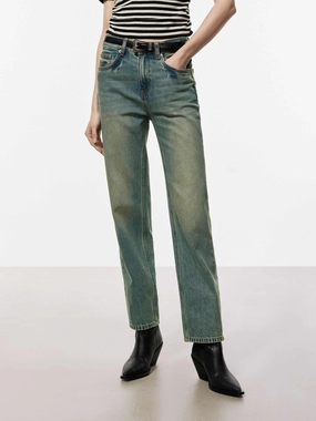 Active Days Washed Straight Leg Jeans