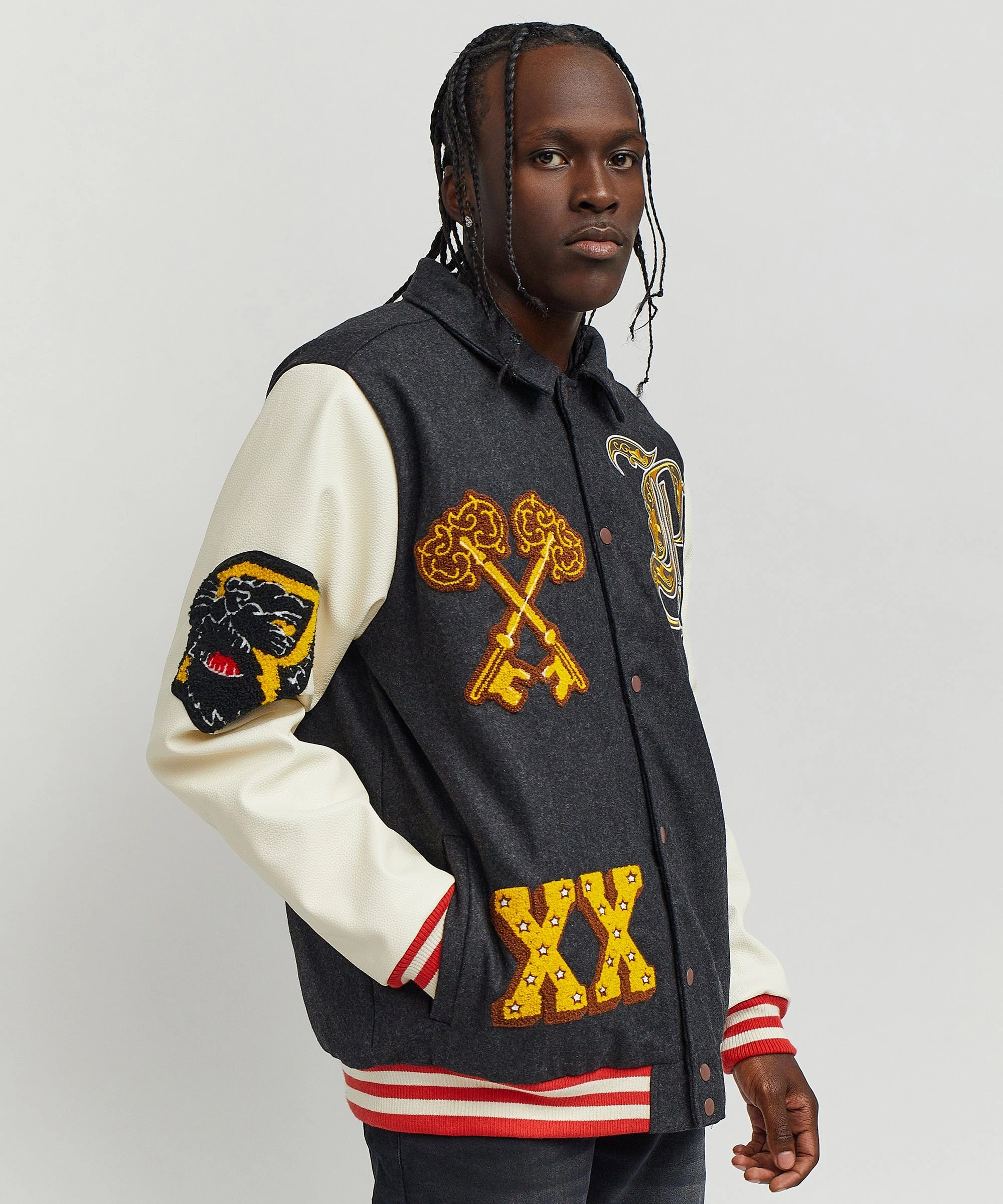 Master Key Varsity Jacket Simple Urban Layer