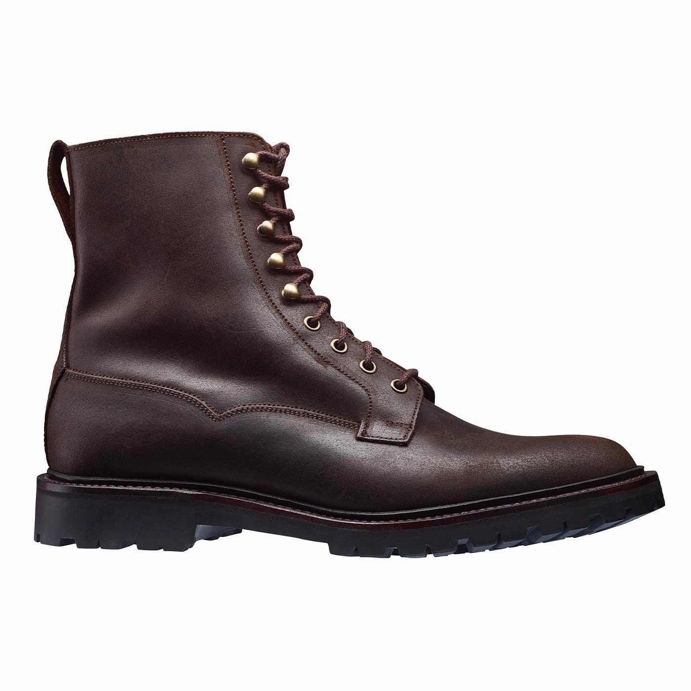 Insulated Hiking Trails Grizedale Dark Brown Rough-Out Suede