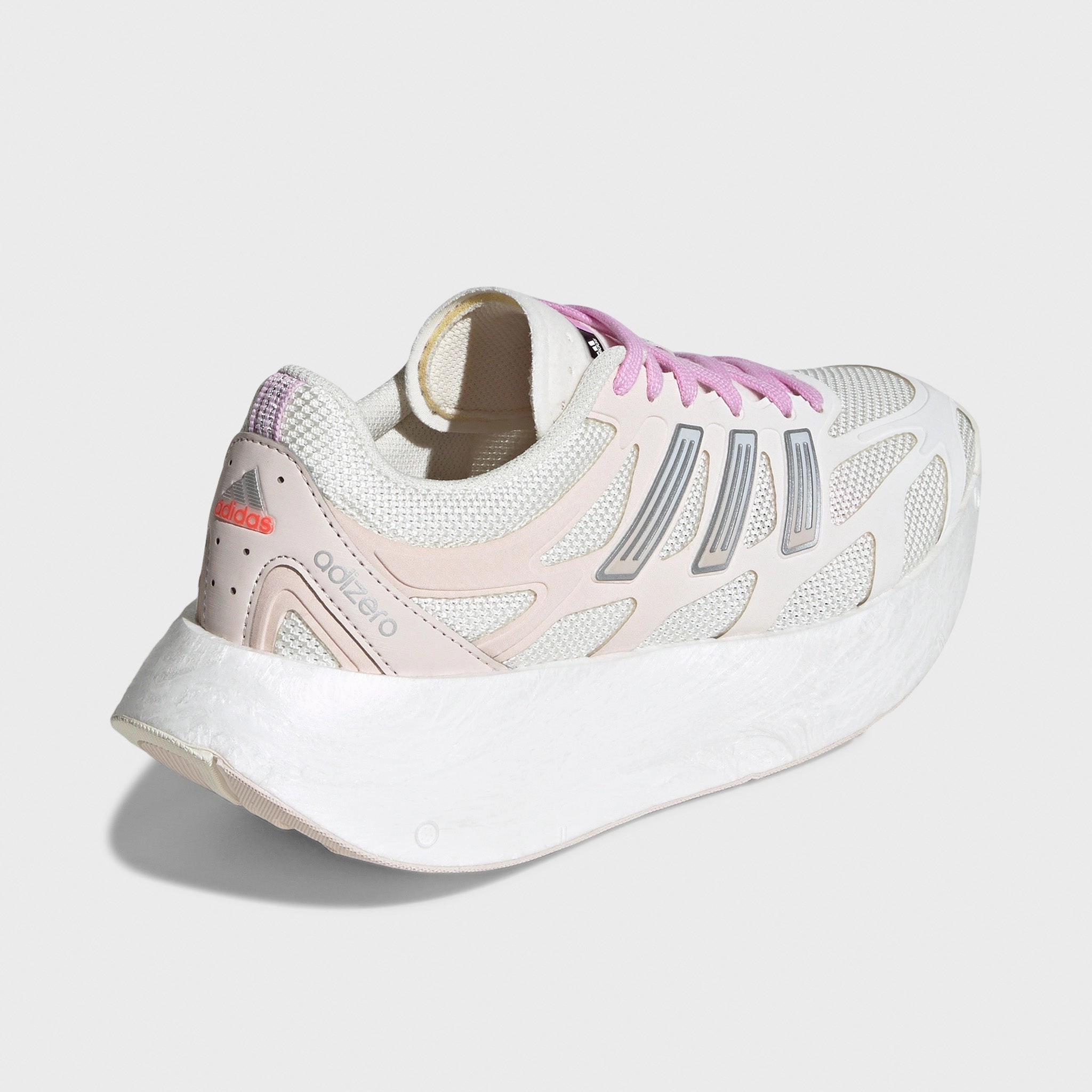 adidas Women's Aruku White / Light Pink Stable Structure Elastic tongue