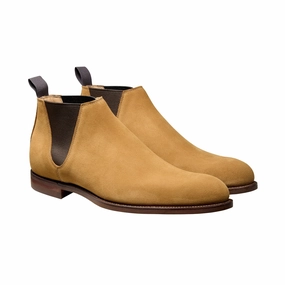 Cranton Camel Suede Comfort Lining Weekend Camping Hyperlock Heel Support