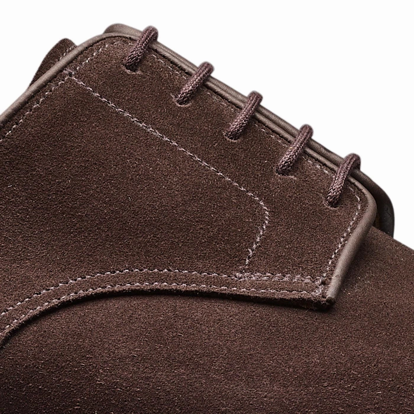 Bradford Dark Oak Suede Modern Office Formal Chic