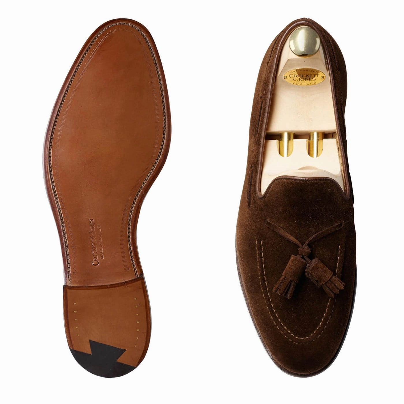 Cavendish Dark Brown Calf Suede Soft Fit Shoes
