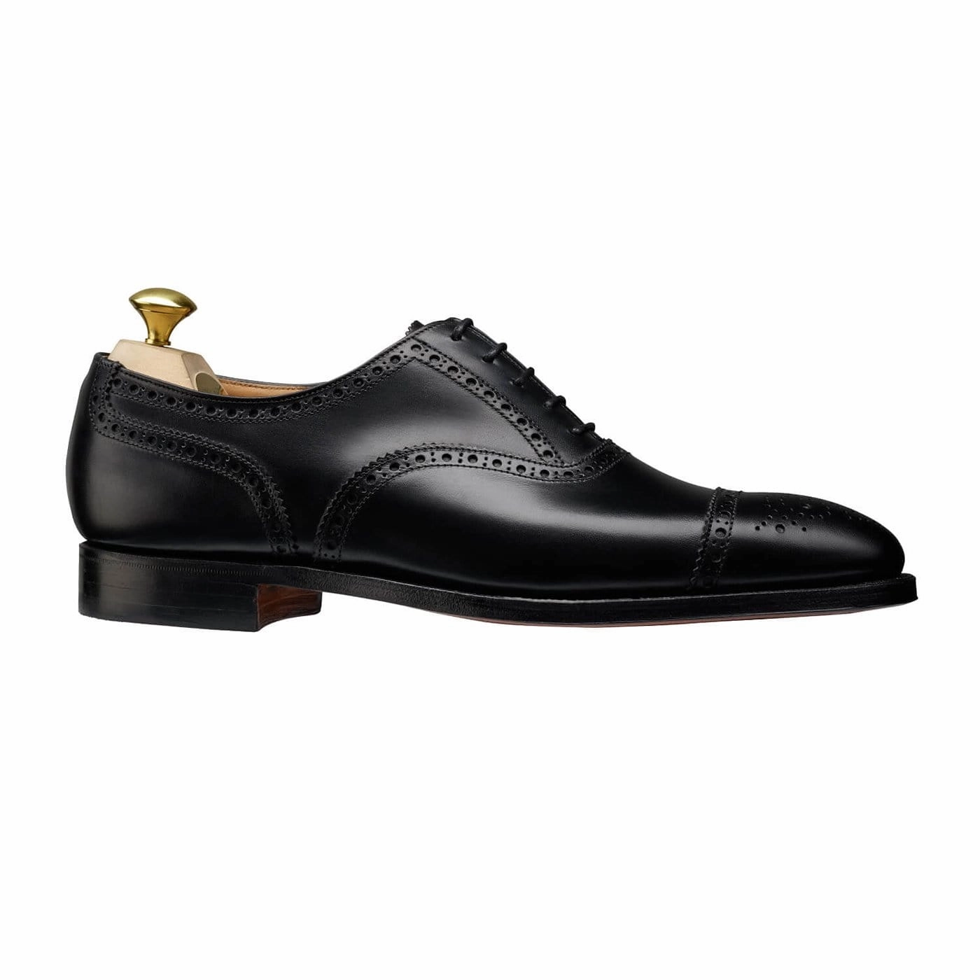 Matte Finish Working Professional Slim Profile Client Meeting Westfield Black Calf
