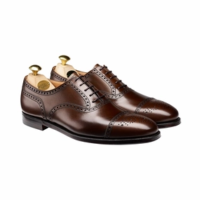 Westfield Dark Brown Burnished Calf Men Oxfords Outdoor Wear