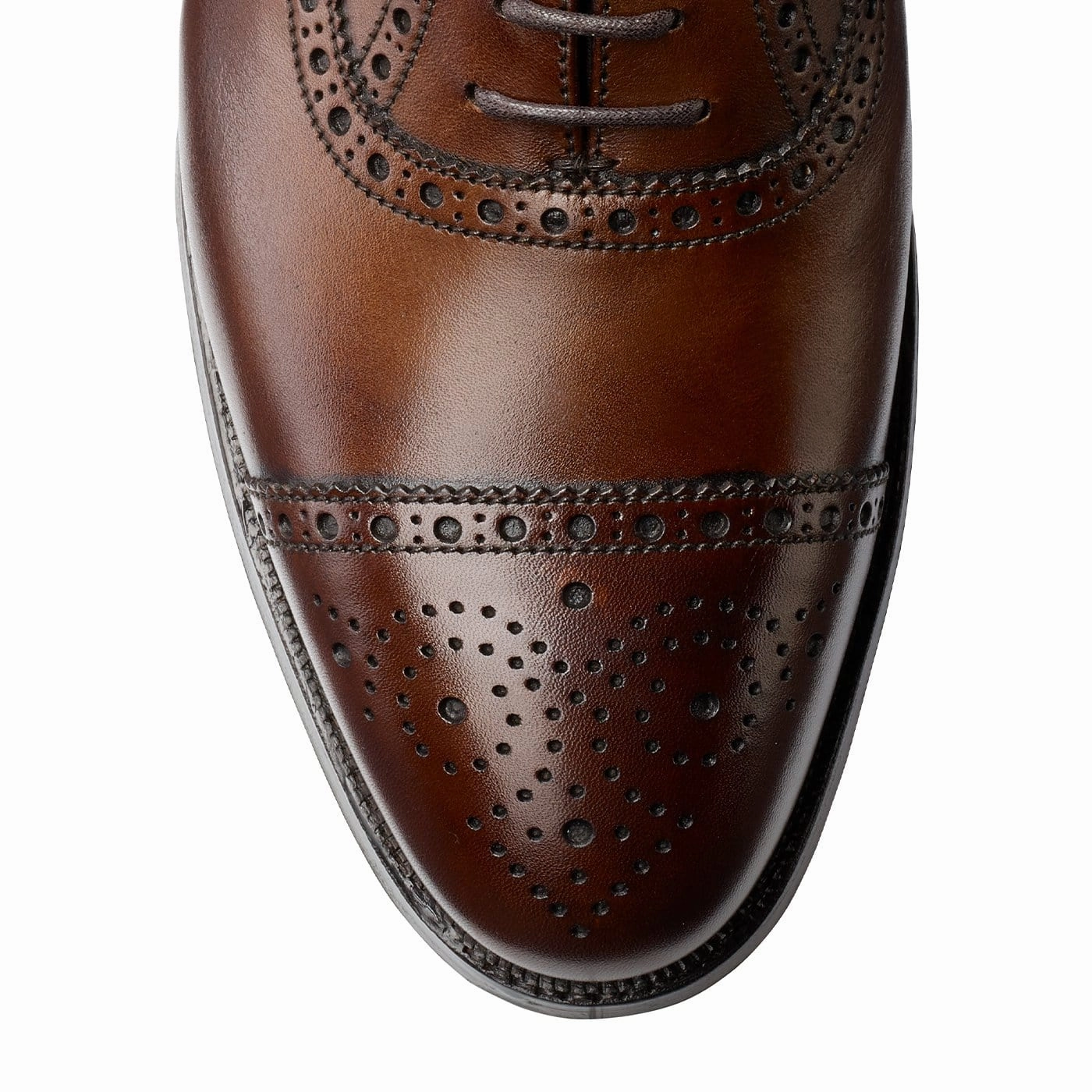 Westfield Dark Brown Burnished Calf Smooth Form Modern Professional Comfy Finish