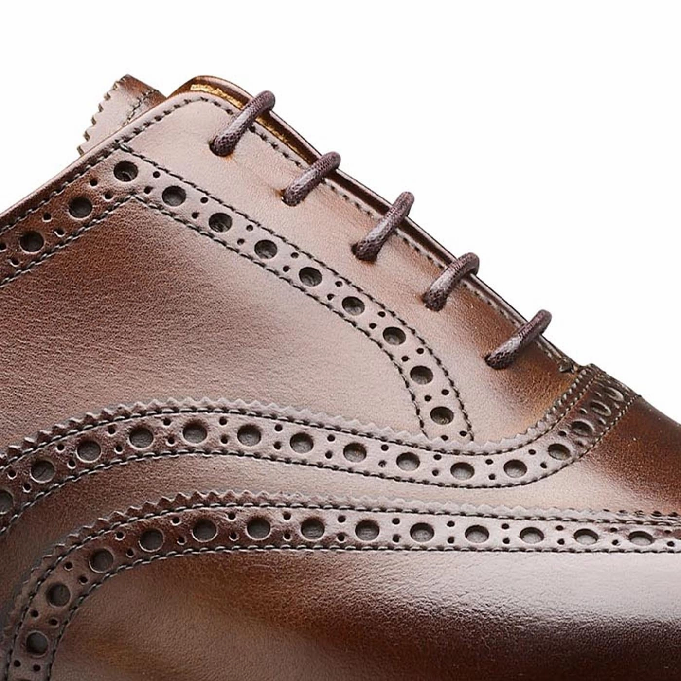 formal dress shoes Westgate 2 Dark Brown Burnished Calf