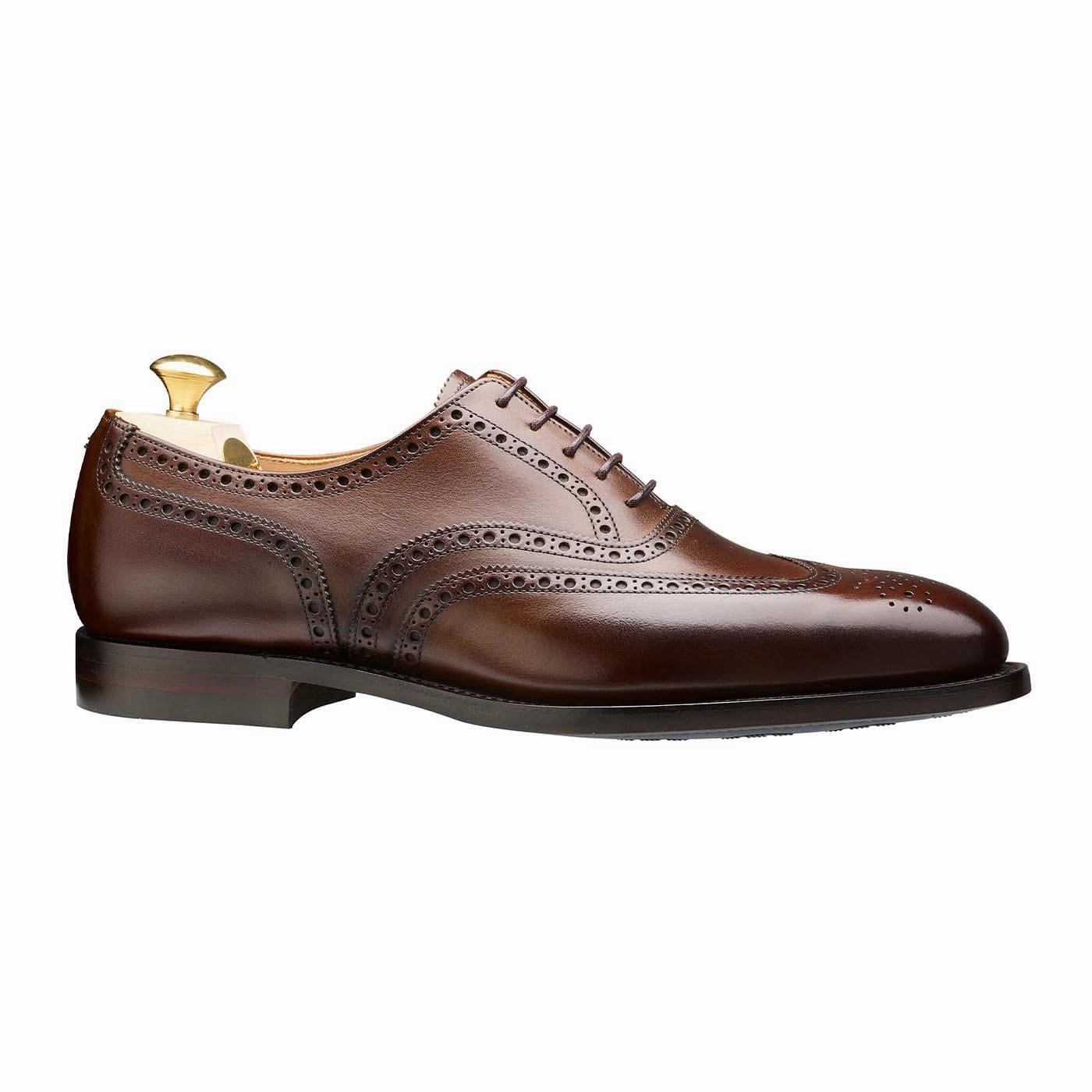 Westgate 2 Dark Brown Burnished Calf Comfortable to walk Smart Lace-up Shoes