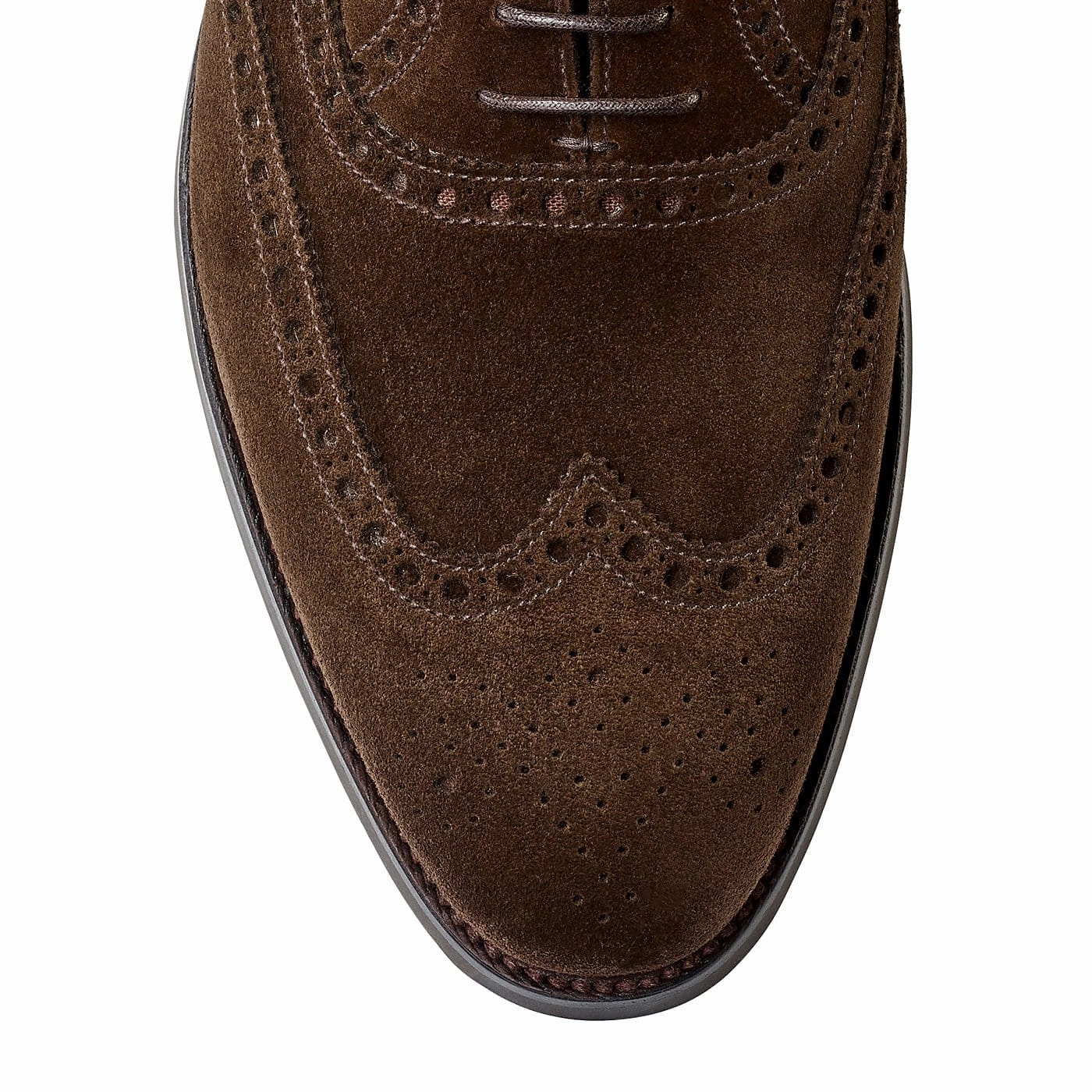 Westgate 2 Dark Brown Calf Suede Comfort Fit Dress Code Fit Lace Up Oxfords