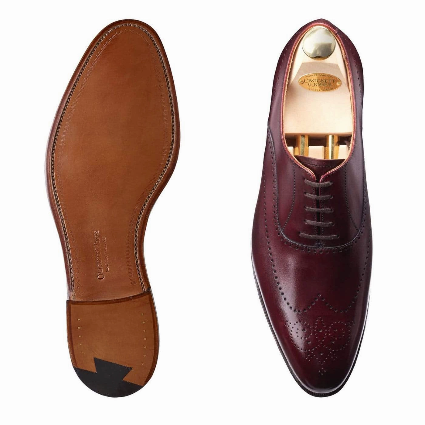 Weybridge Burgundy Antique Calf Glossy Layer Formal Gathering