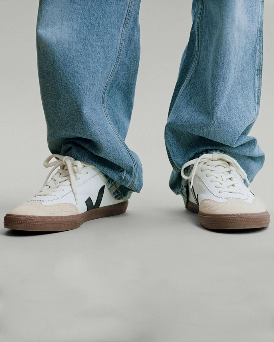 Traction Grip Torsion Stability Plate White Nautico Bark Leather Sneakers (men)