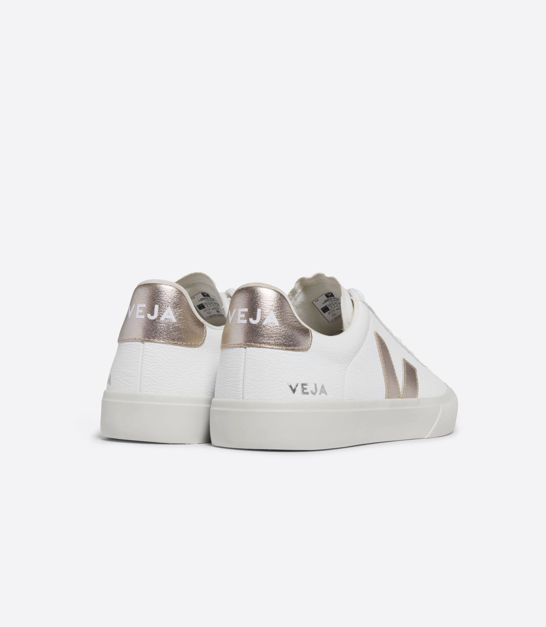 Energy Vibe White Platine Chromefree Leather Sneakers (women)