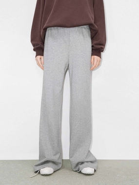Stain Resistant Weave Wide Leg Comfy Sweatpants