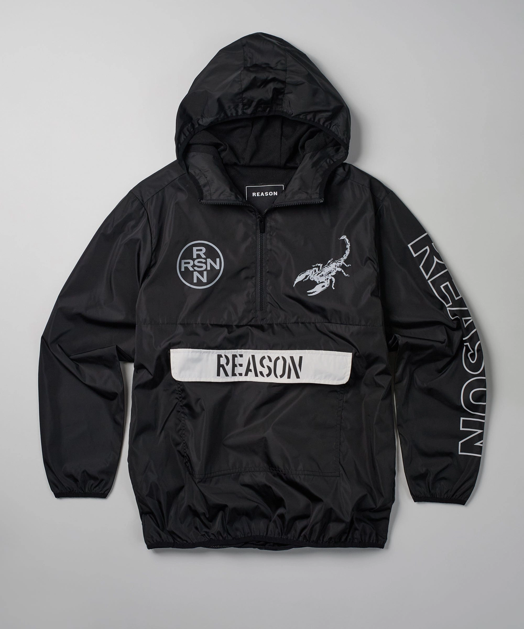 Quick drying material Everyday Layers Scorpion Half-Zip Pullover Jacket - Black