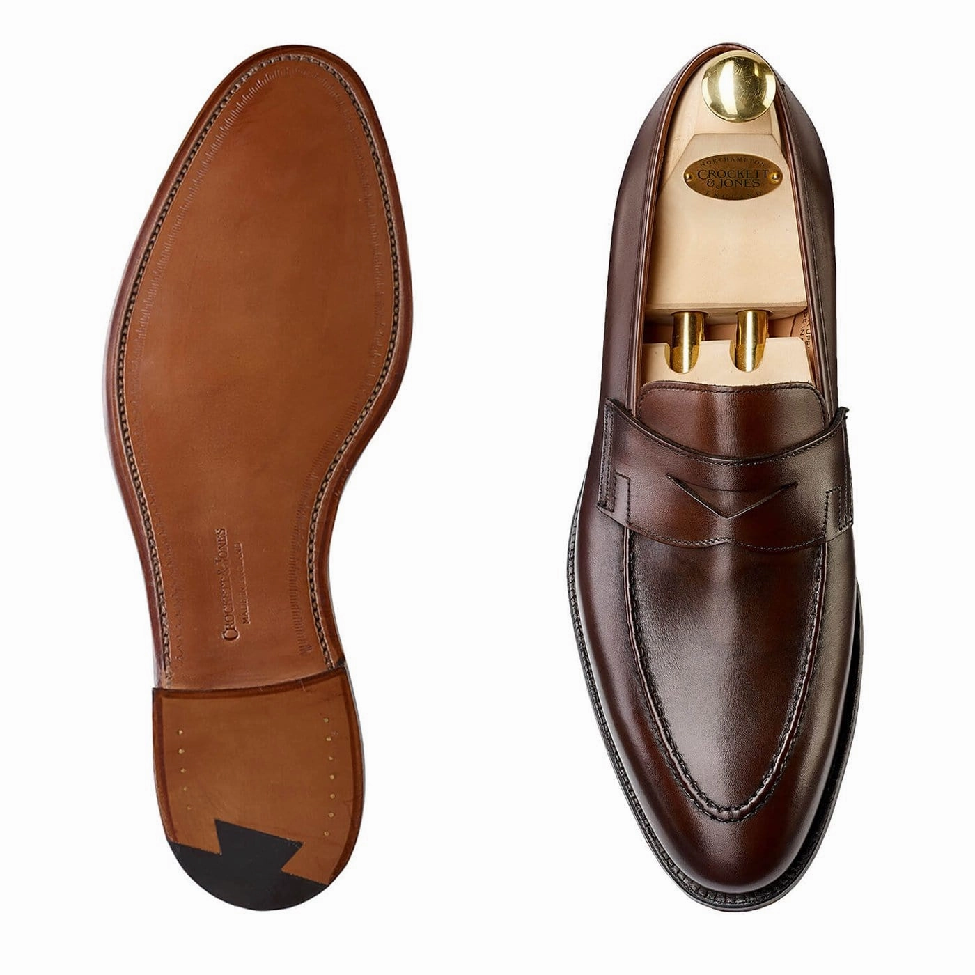 Versatile Comfort Shoes Open Path Sydney Dark Brown Burnished Calf (G Fitting)