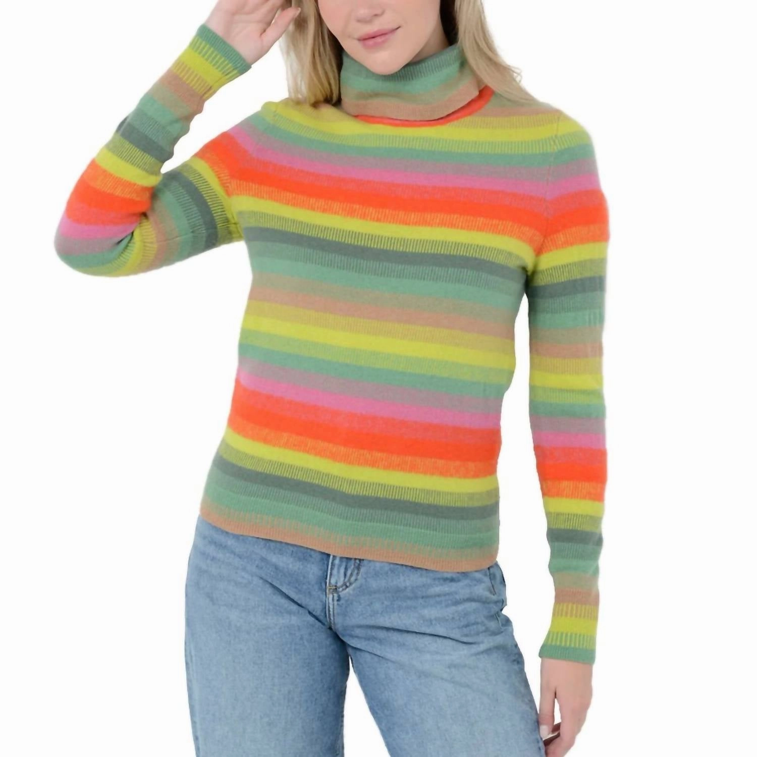 Carina Sweater In Jade Easy Care Fabric