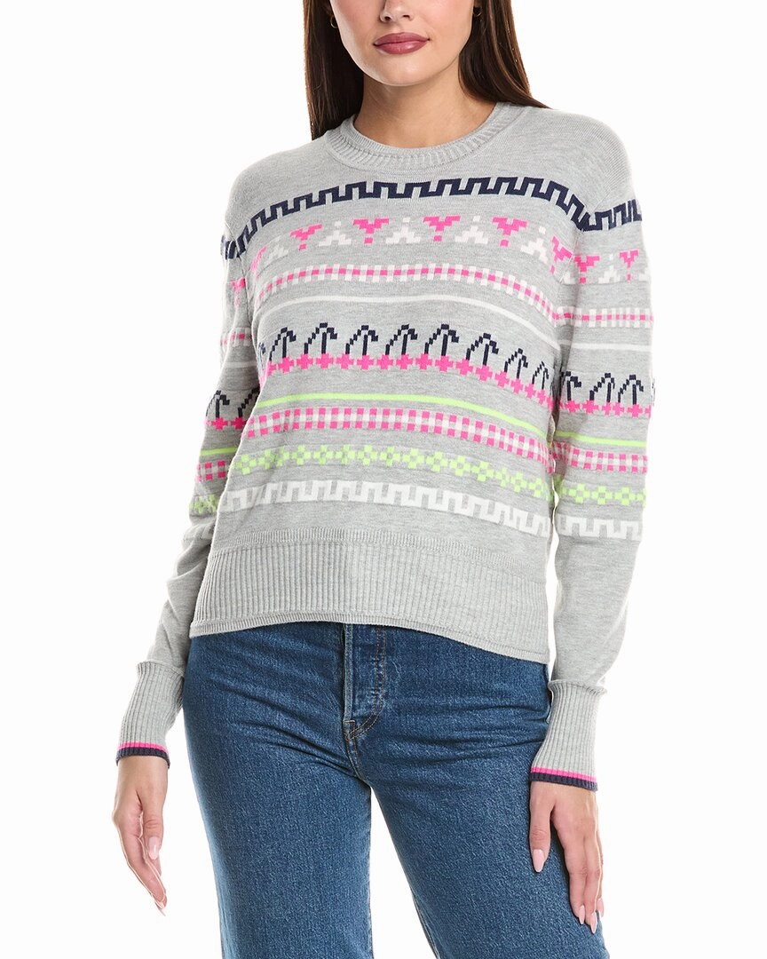 WISPR Elsie Pop Silk-Blend Sweater Tagless Neck Finish