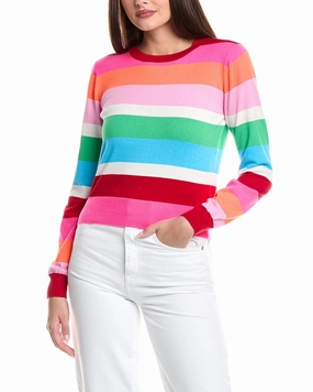 WISPR Multi Stripe Silk-Blend Sweater Knit Wearable