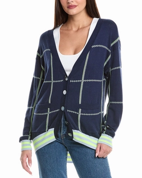 Biodegradable Fiber Option WISPR Stitch Detail Silk-Blend Cardigan
