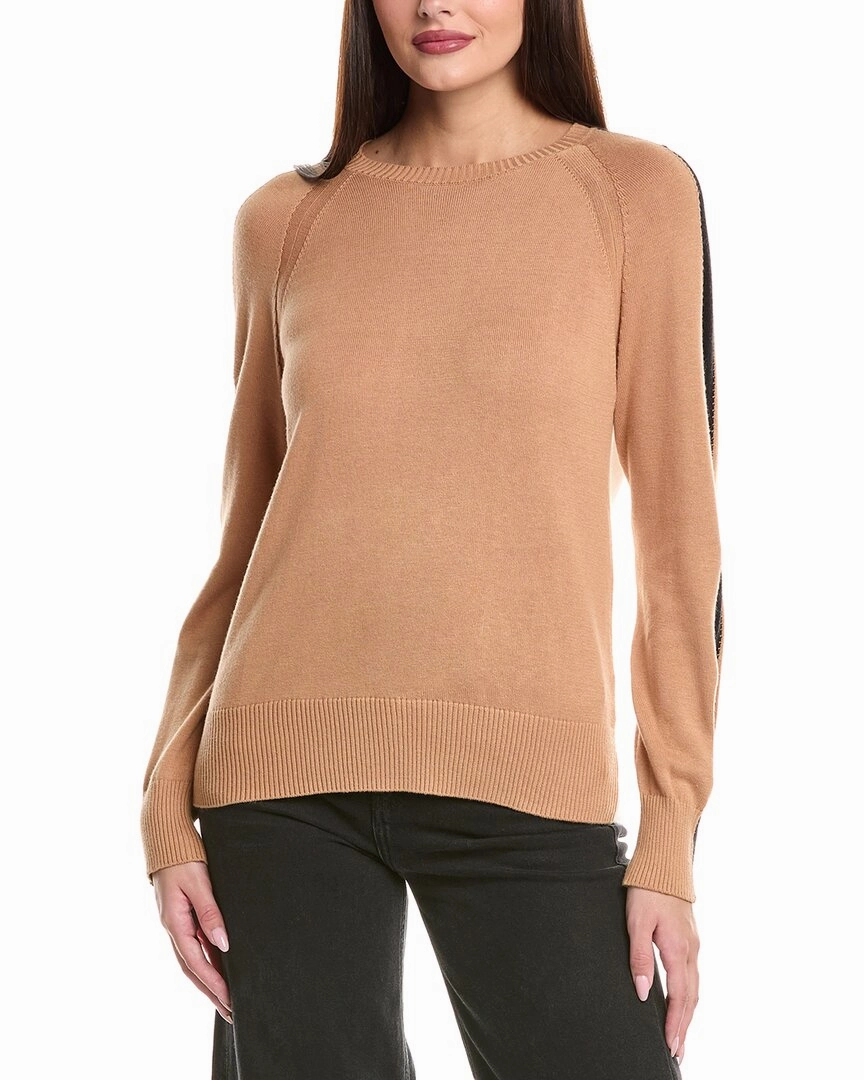 WISPR Stripe Up Silk-Blend Sweater Seasonal Layering
