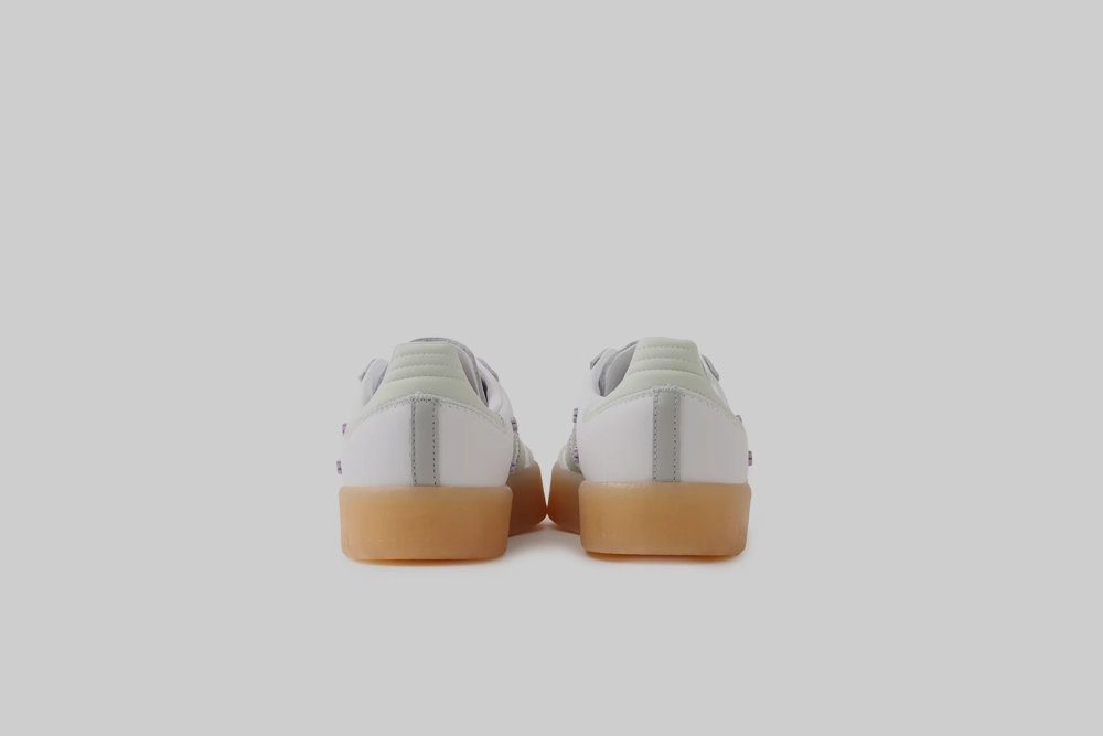 Slip Resistant Traction Women's adidas Sambae 'Cloud White and Linen Green'