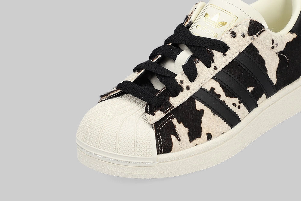 Women's adidas Superstar 'Cow Print' - JP8164 Dynamic Feel Long Use