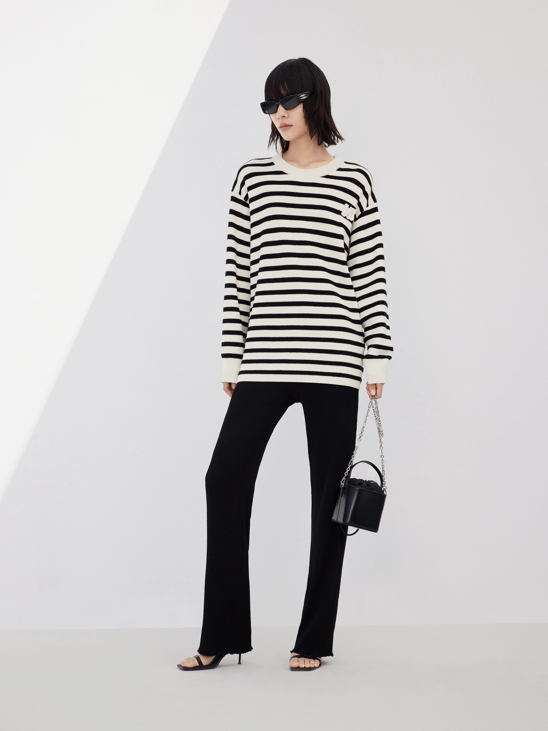 slim fit FadeResistantTechnology Wool Blend Oversize Sweater