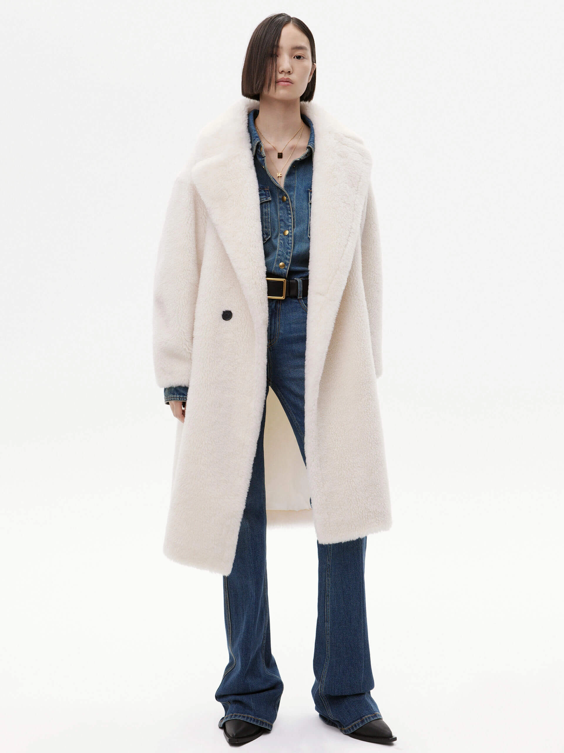 Wool Blend Teddy Coat All Day Comfort Design Anti Pilling Fabric
