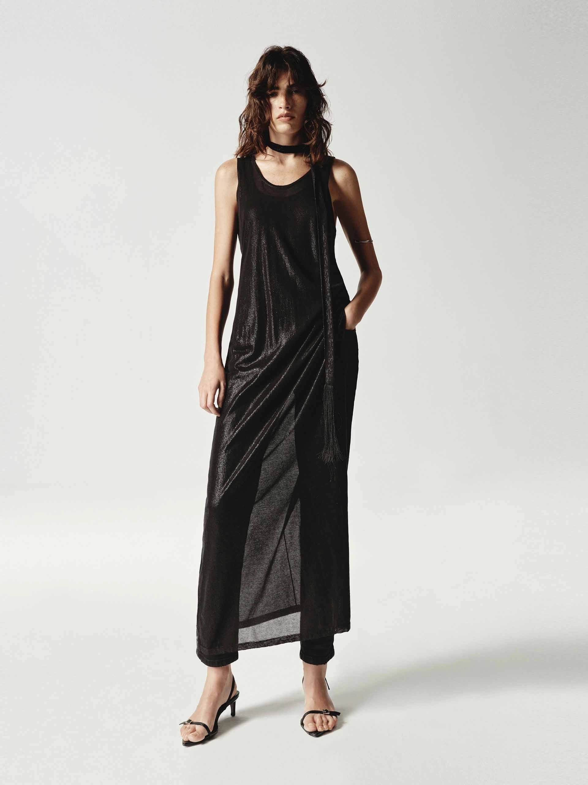 Side Slit Tank Dress Modern Staple