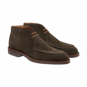 Bibury Earth Green Suede Waterproof Mountain Hike Anti fungal