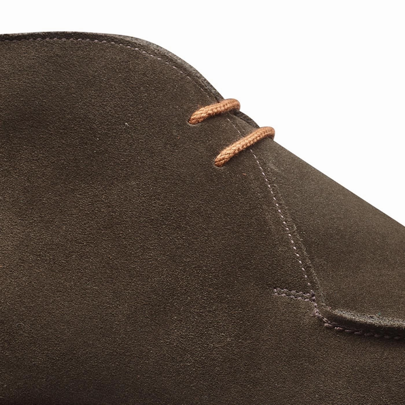 Storm Mode Practical Style Bibury Earth Green Suede