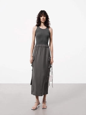 Polished office dress Paneled Detail Tank Dress