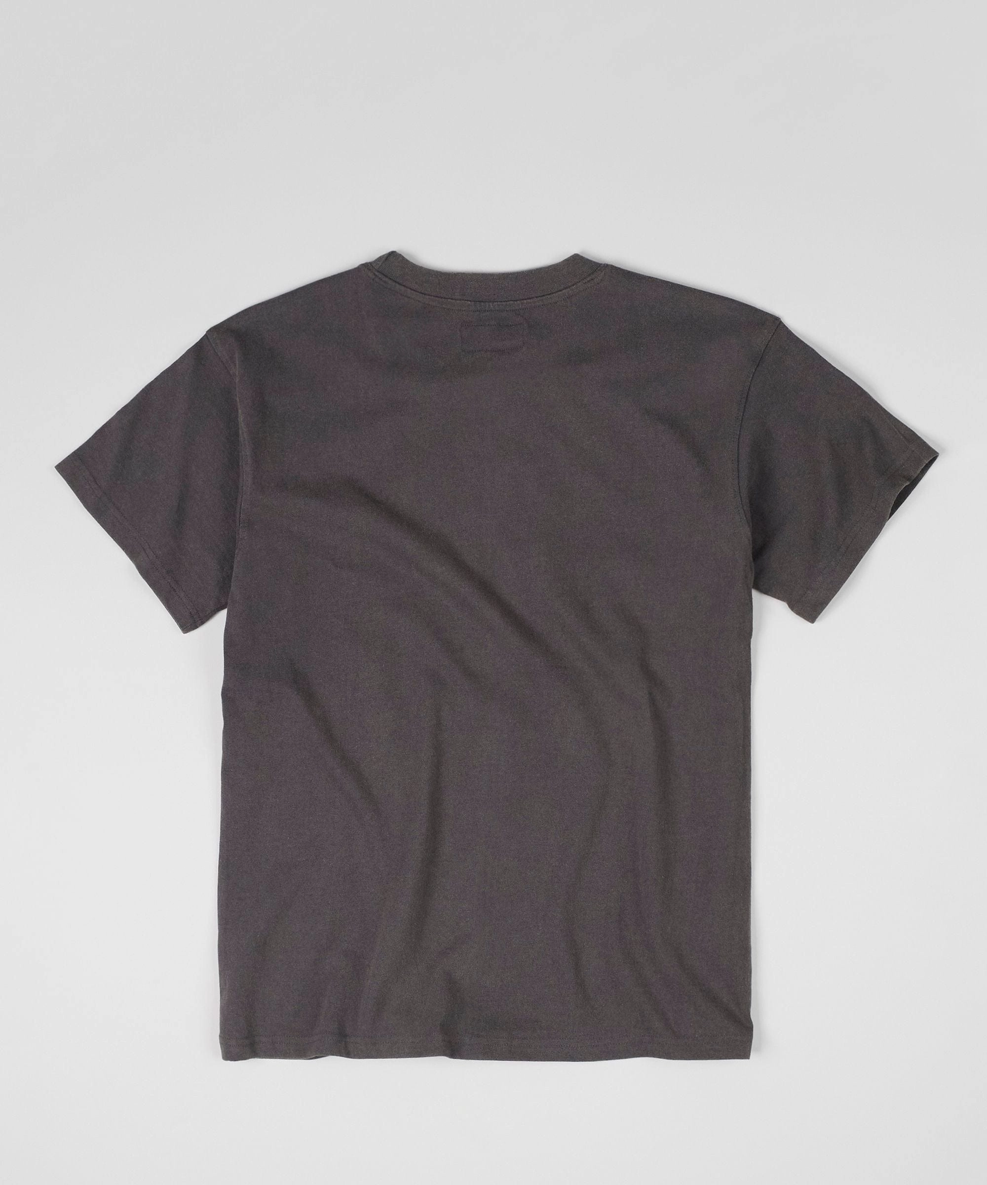 Live Fast Washed Short Sleeve Tee - Grey Seamless Design