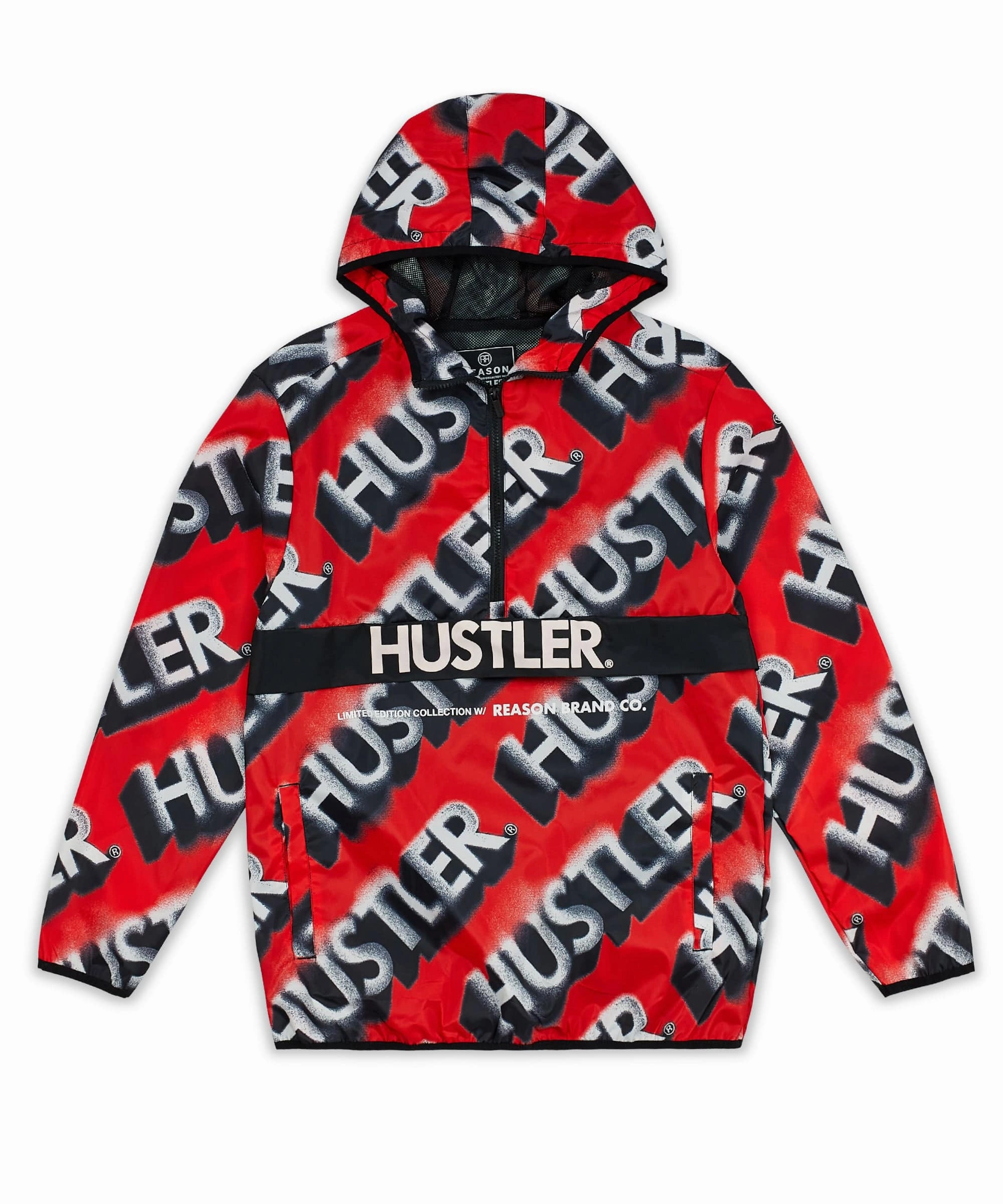 Hustler Spray Anorak Eco Friendly Fabric Wrinkle Free Texture