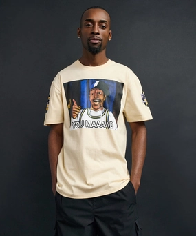RelaxedSilhouette You Mad Short Sleeve Tee - Khaki