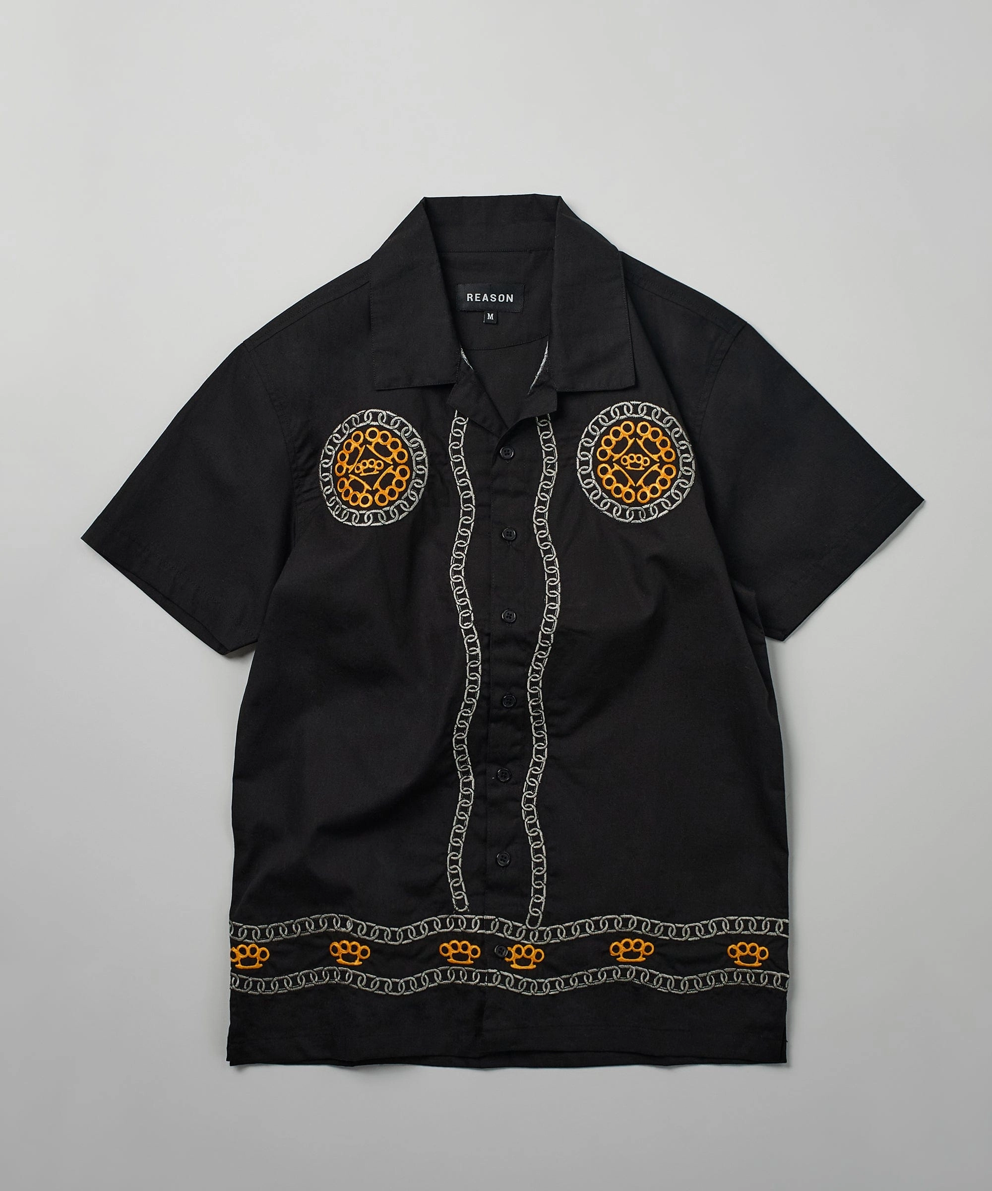 Yuma Embroidery Shirt - Black StaticResistant Material BlendMaterials