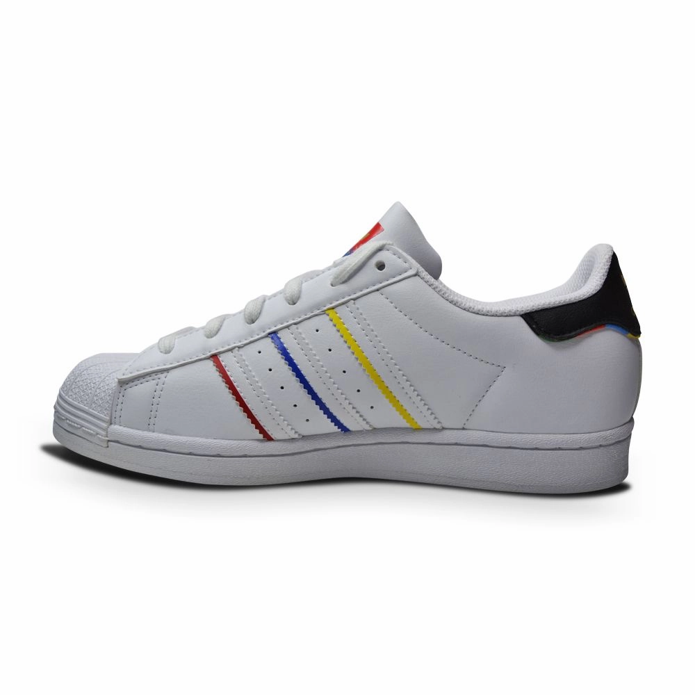 Adidas Superstar Juniors - FY1669 - White Multi Non Stretch Upper