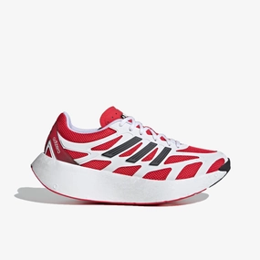 Contoured Footbed Geometry Step Comfort Adidas Adizero Aruku Ftwr White / Pure Ruby - Core Black