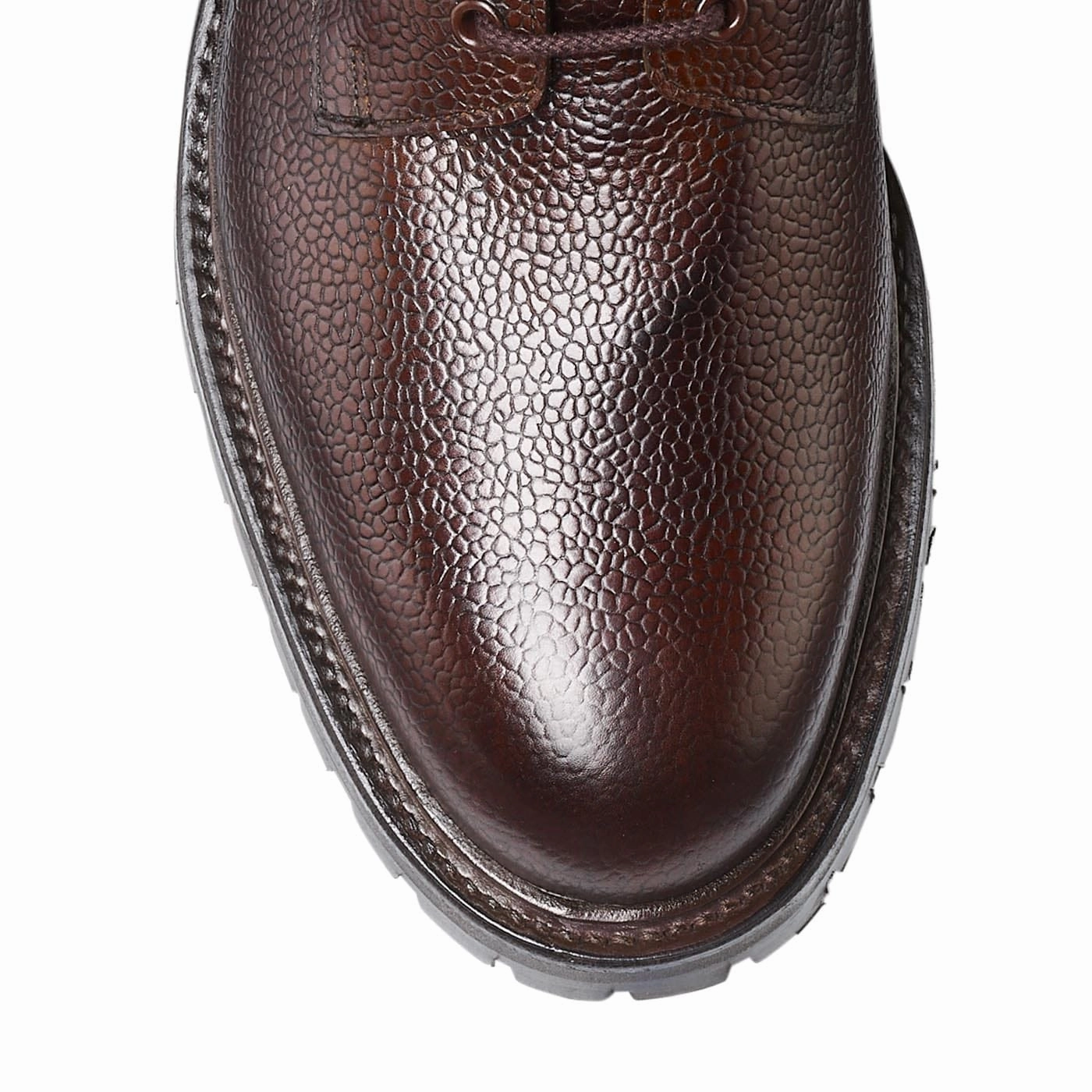 Soft outsole Protective Finish Trail Runner Glencoe Dark Brown Scotch Grain