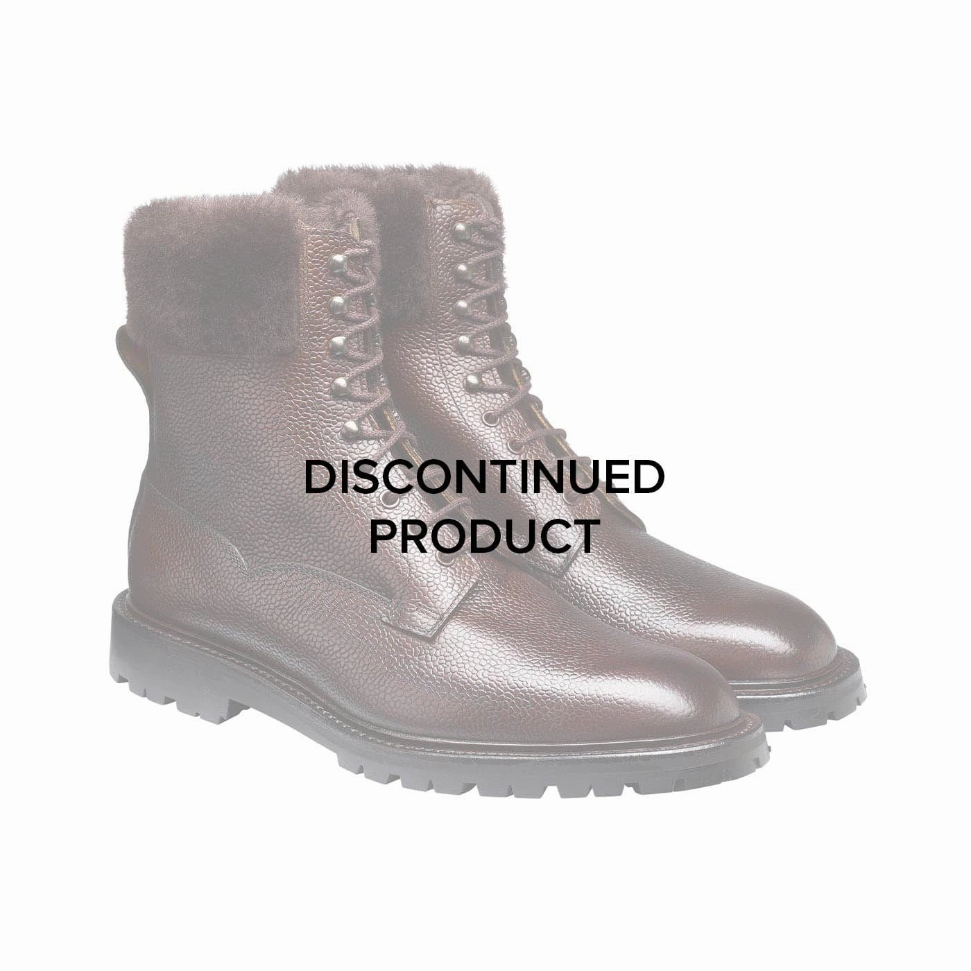Wide Sole Glencoe Dark Brown Scotch Grain