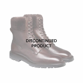 Wide Sole Glencoe Dark Brown Scotch Grain