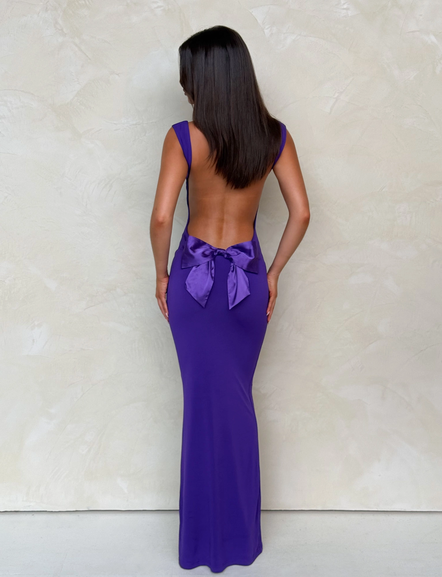 ZITA MAXI DRESS - PURPLE Airy Fit